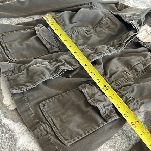 Hollister Army Green tie waist jacket - Picture 13 of 14